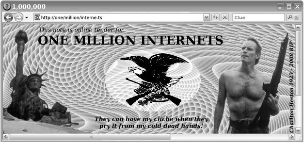 One million Internets