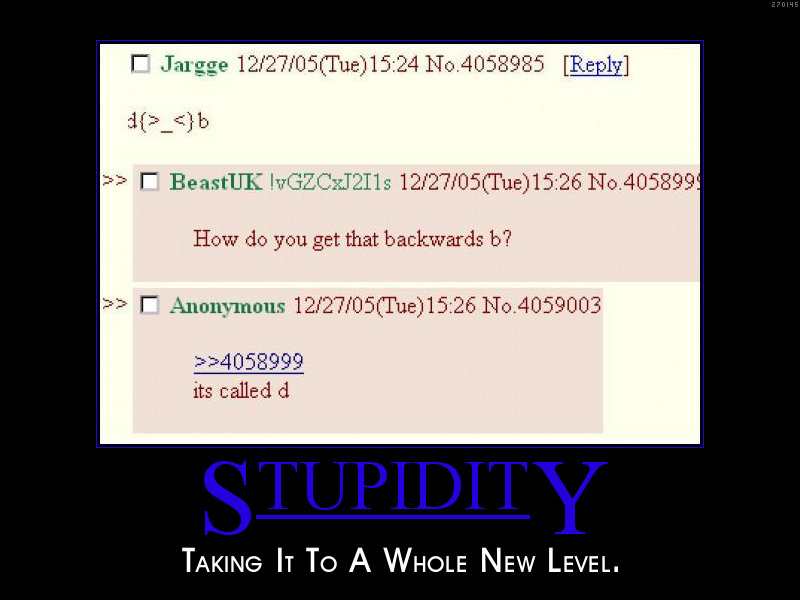 Stupidity: Taking it to a whole new level