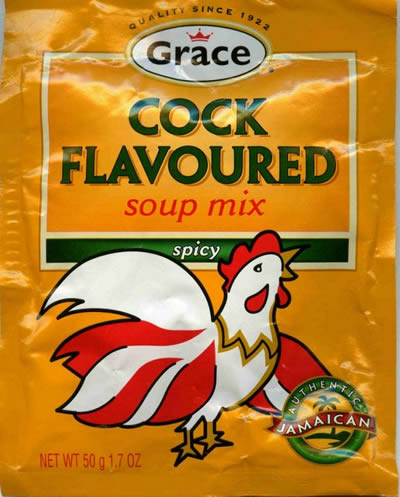 Cock-flavored soup mix