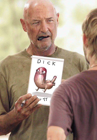 Dickbutt drawn by old man