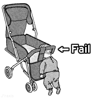 Stroller failure