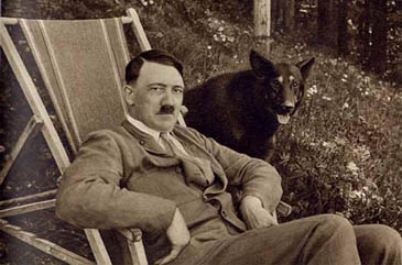 Hitler and dog