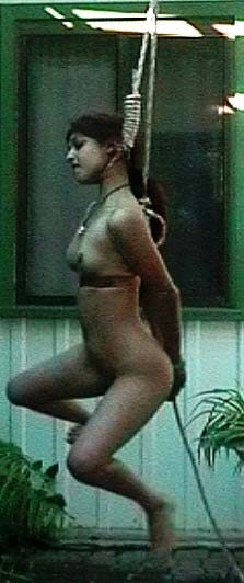 Naked girl hanged (unedited original)