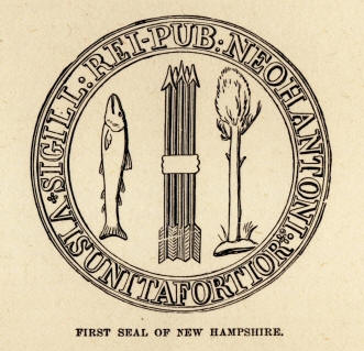 New Hampshire state seal, old version
