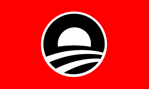 Obama Nazi flag