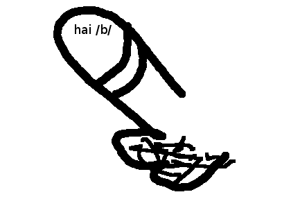 Penis drawing: Hai, /b/!