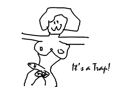 Penis drawing: It’s a trap!