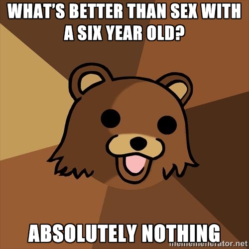 Youth Mentor Bear: Sex wih a six-year-old