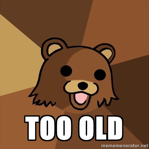Youth Mentor Bear: Too old